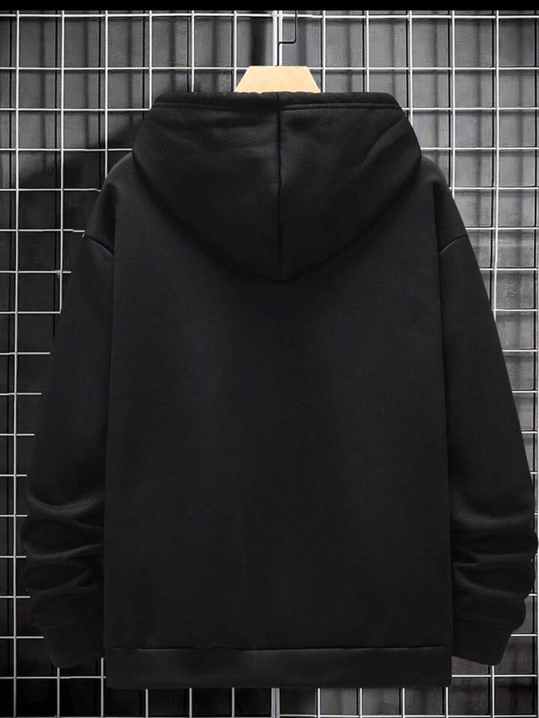 1 Pc Men's Fleece Plain Hoodie